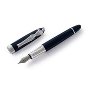 Fountain Pen - Woman - Silver - Navy