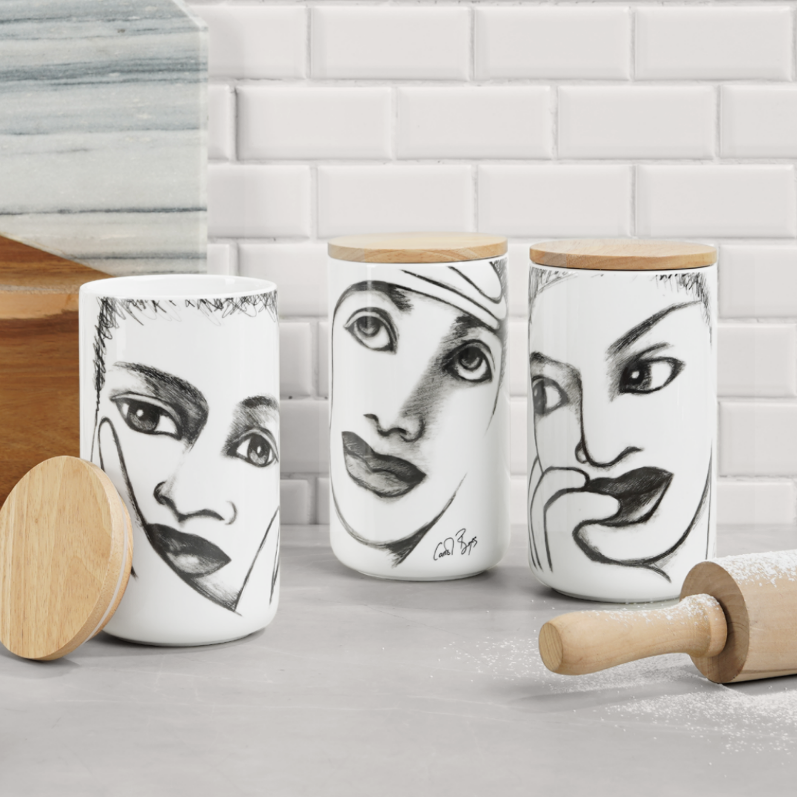 Canister Large - Framed