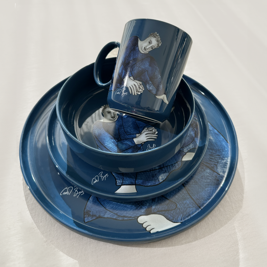 Mug Set Of 4 - Indigo Blues