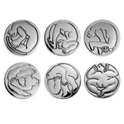 Coaster Set Of 6 - Figures