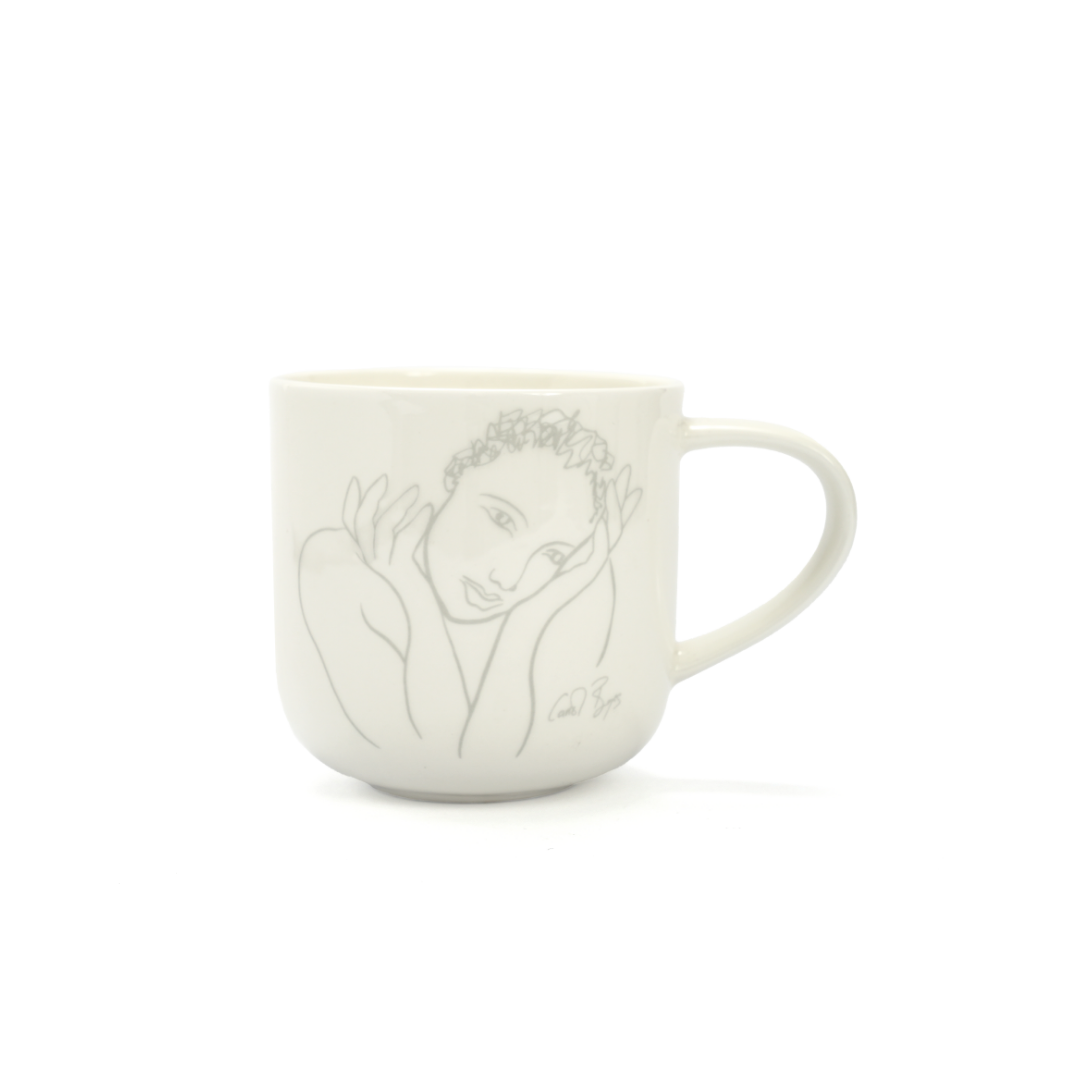 MUG SET OF 4 - sketchbook grey