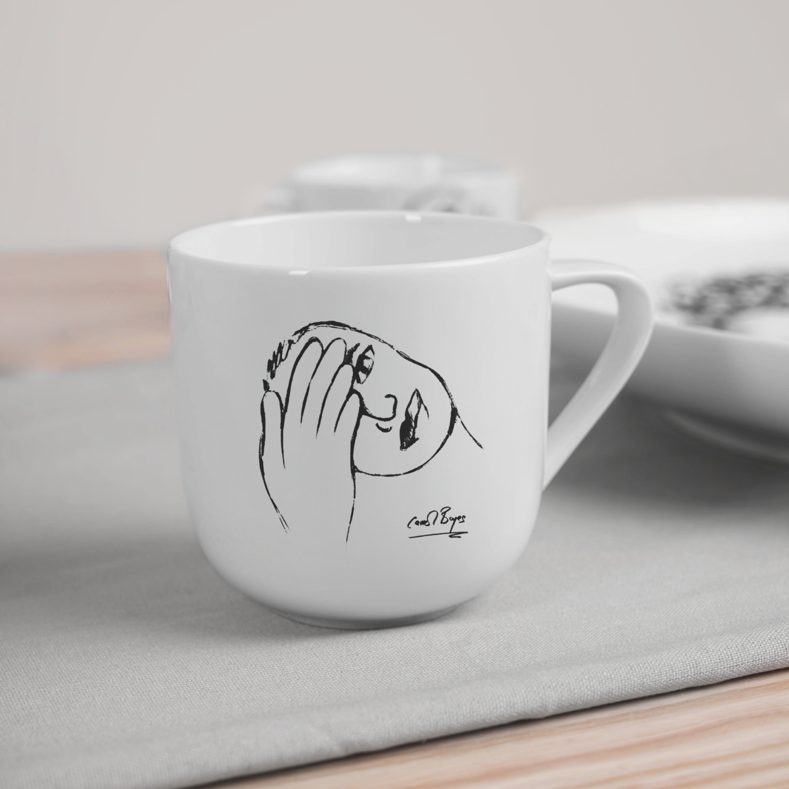 Mug Set Of 4 - Sketchbook