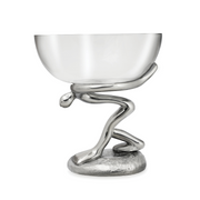 Glass Bowl And Stand - Atlas