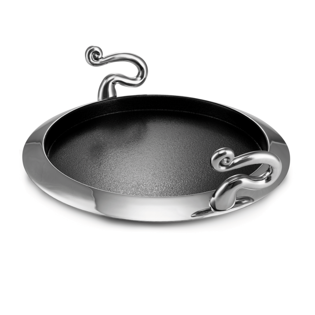 Drinks Tray Round - Wave