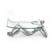 Glass Platter With Stand - On Show
