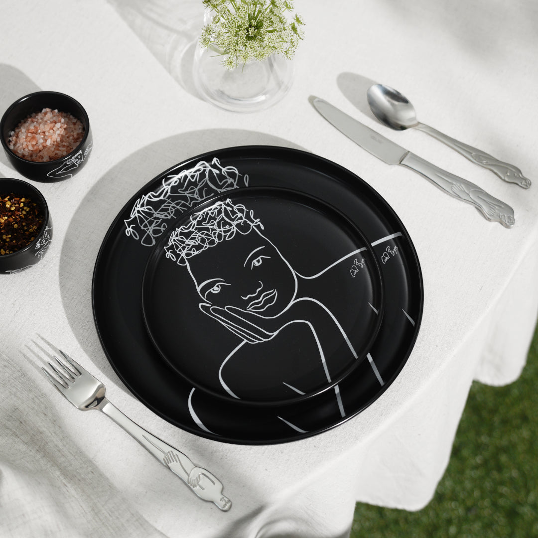 Breakfast 12Pc Set - Sketchbook Black
