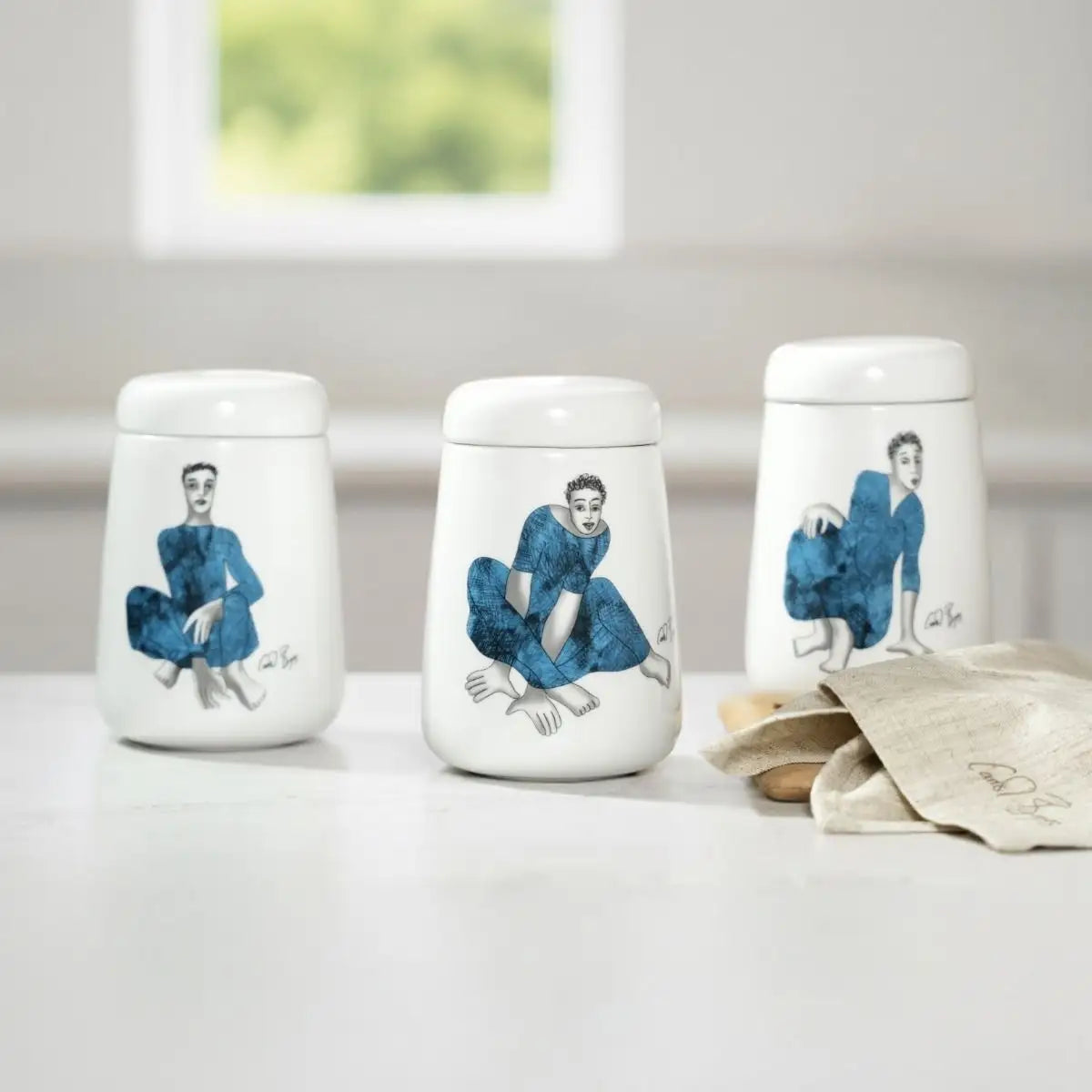 Canister Large Set Of 3 - Indigo Girls Mix