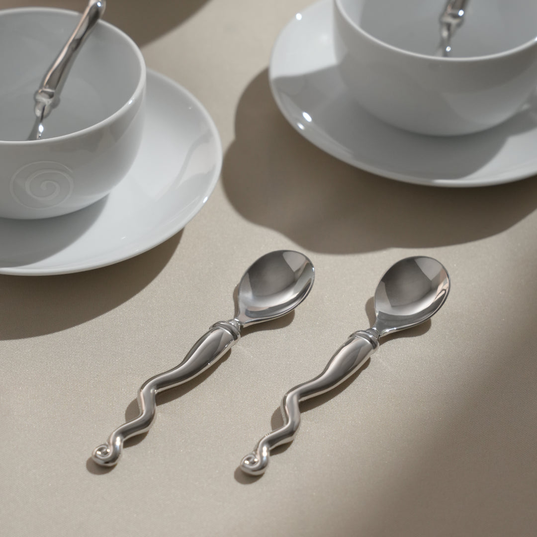 Teaspoon Set Of 4 - Wave