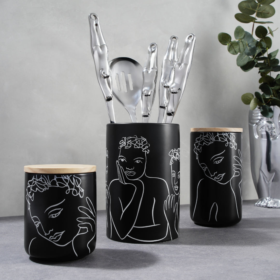 Utensil Holder - Conversation