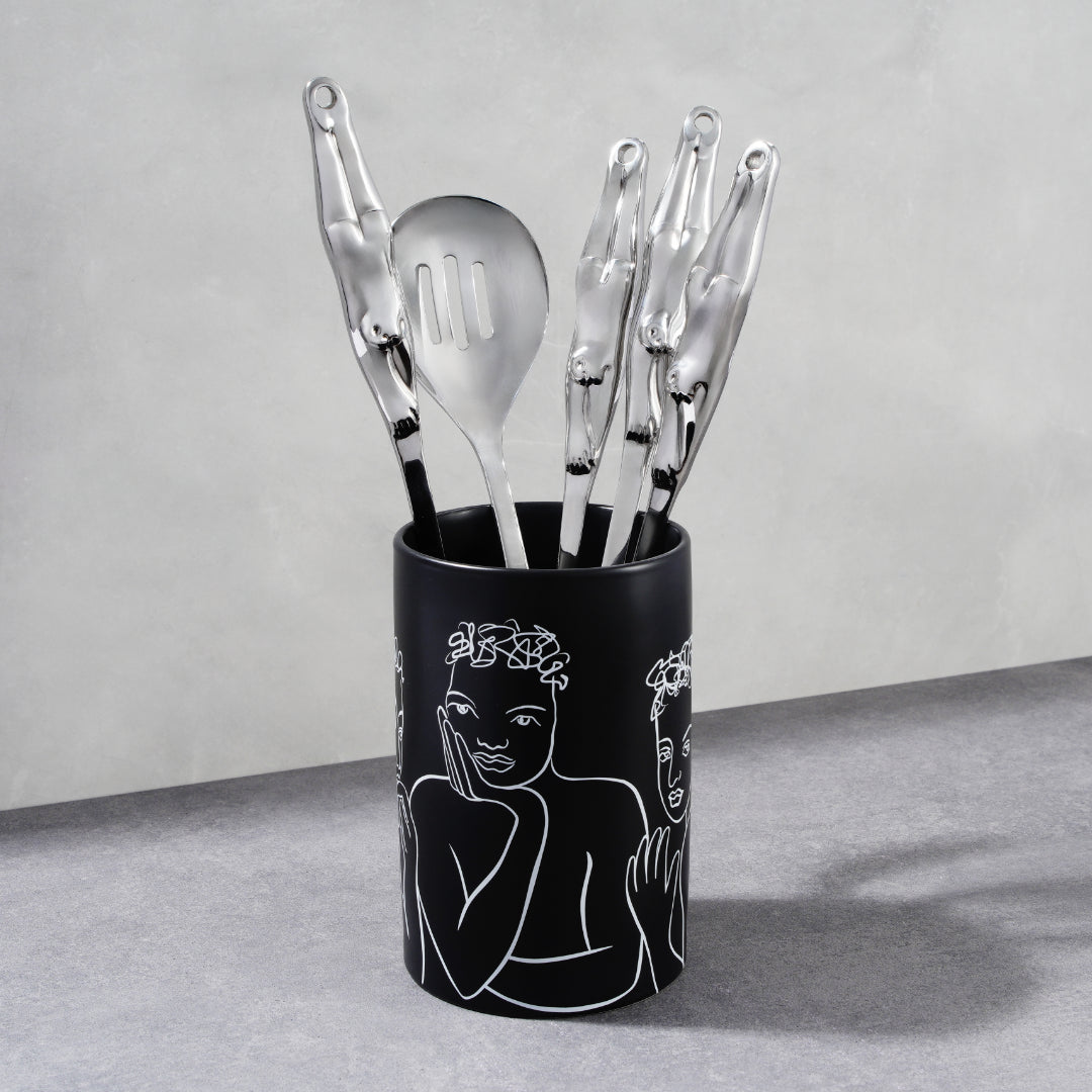 Utensil Holder - Conversation
