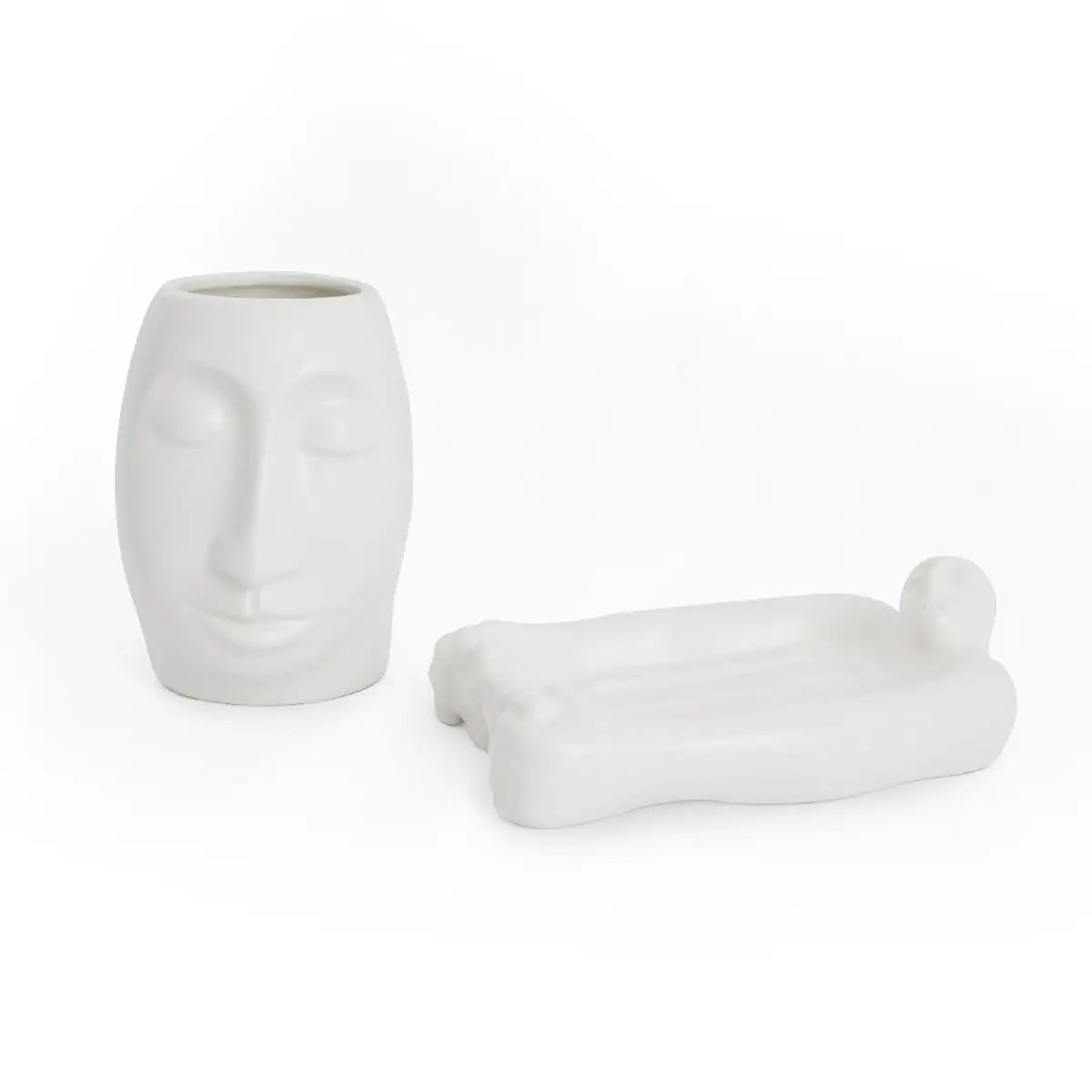 Bathroom 2Pc Set - Enigma - Amenity Tray & Holder