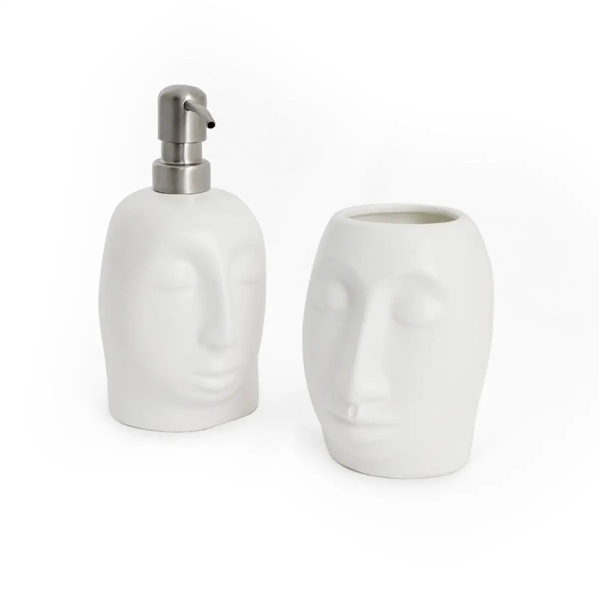 Bathroom 2Pc Set - Enigma - Holder & Dispenser