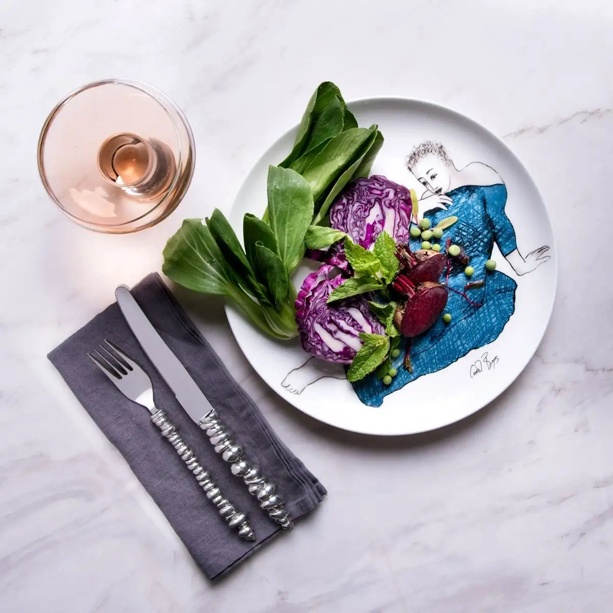 Dinnerware 12Pc Set - Indigo Girls
