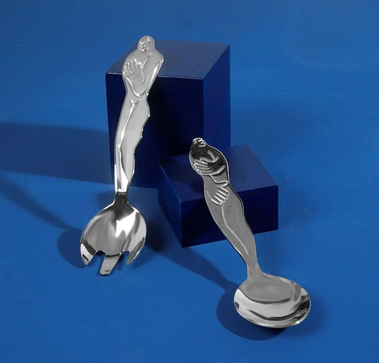Salad Servers Small - Woman Man