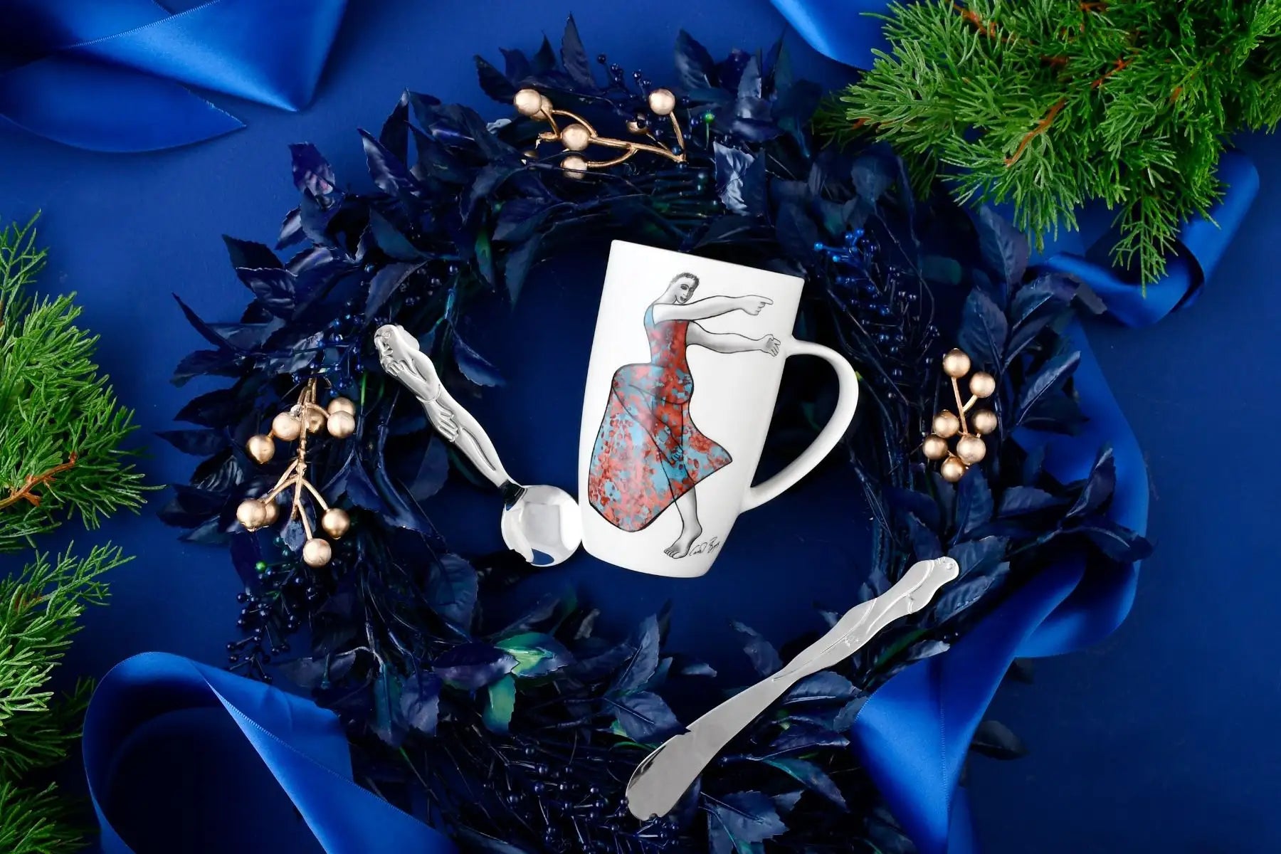 Mug Set Of 4 - Free Flowing