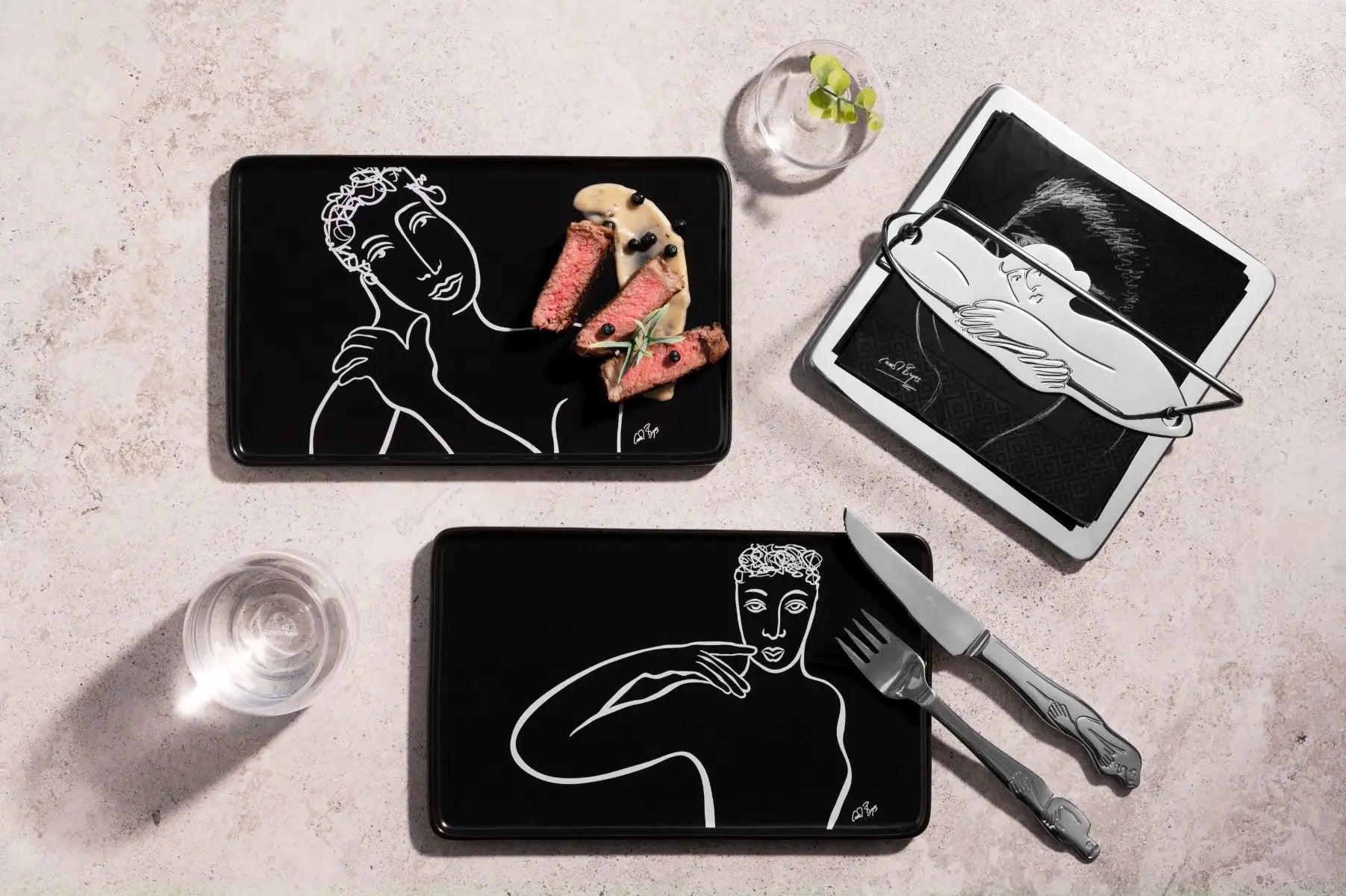 Serviette Holder - Sketchbook