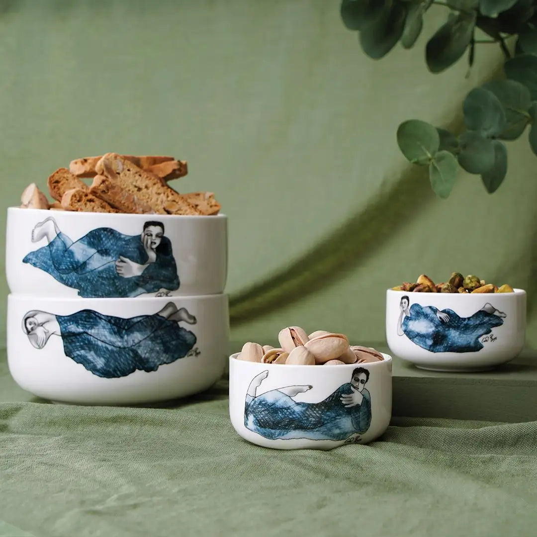 Small Bowl Set Of 2 - Indigo Girls