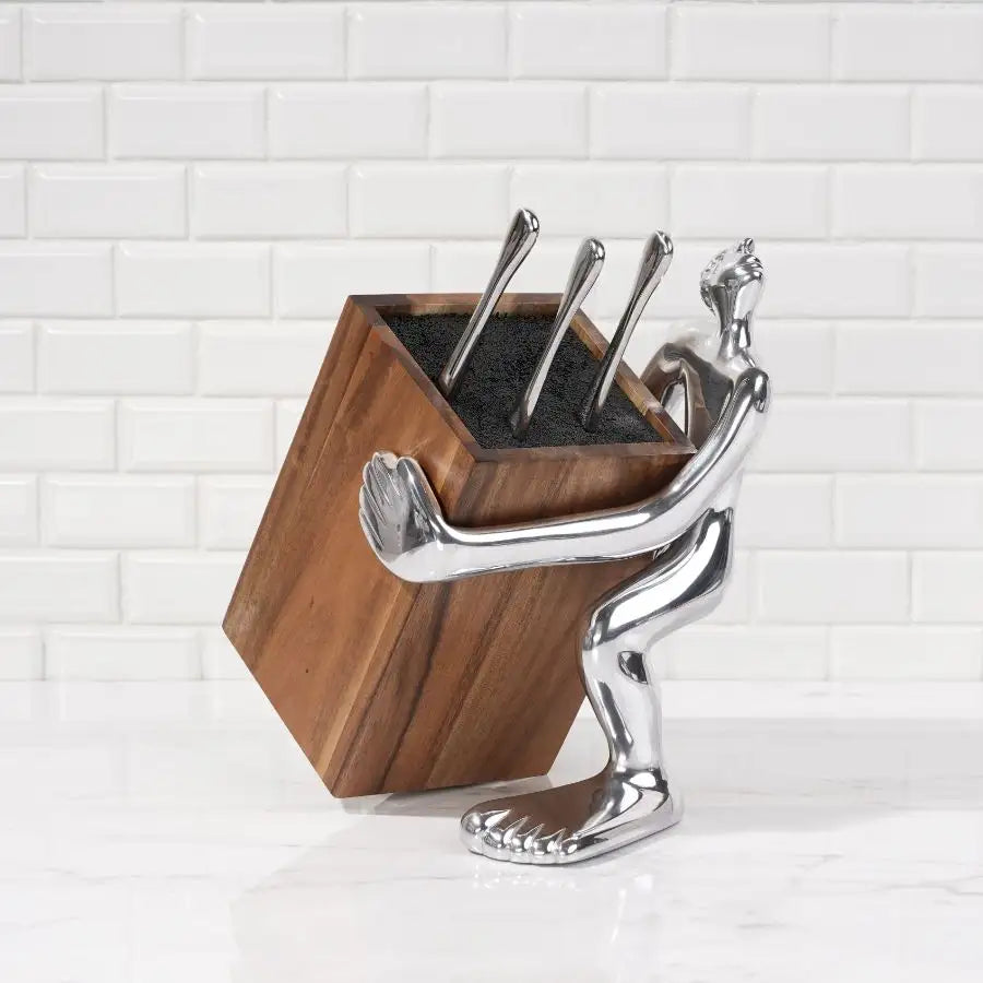 Knife Block Holder - Look Sharp!