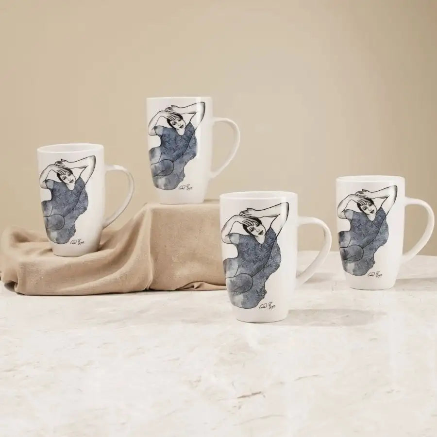 Mug Set Of 4 - Graceful