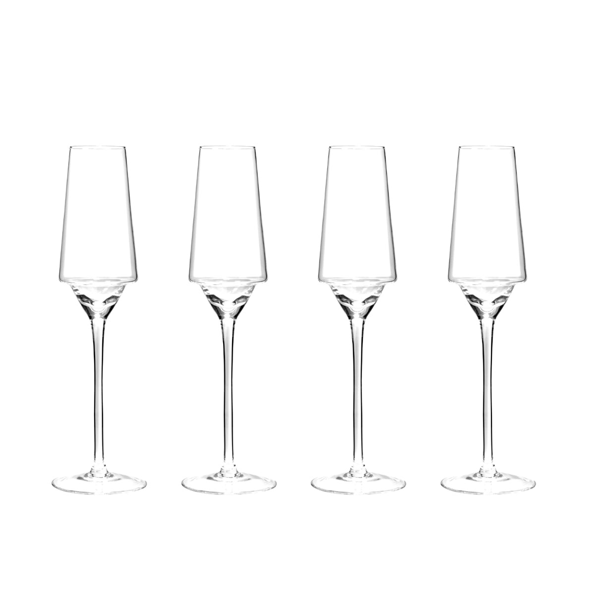 Champagne Flute Set Of 4 - Edge