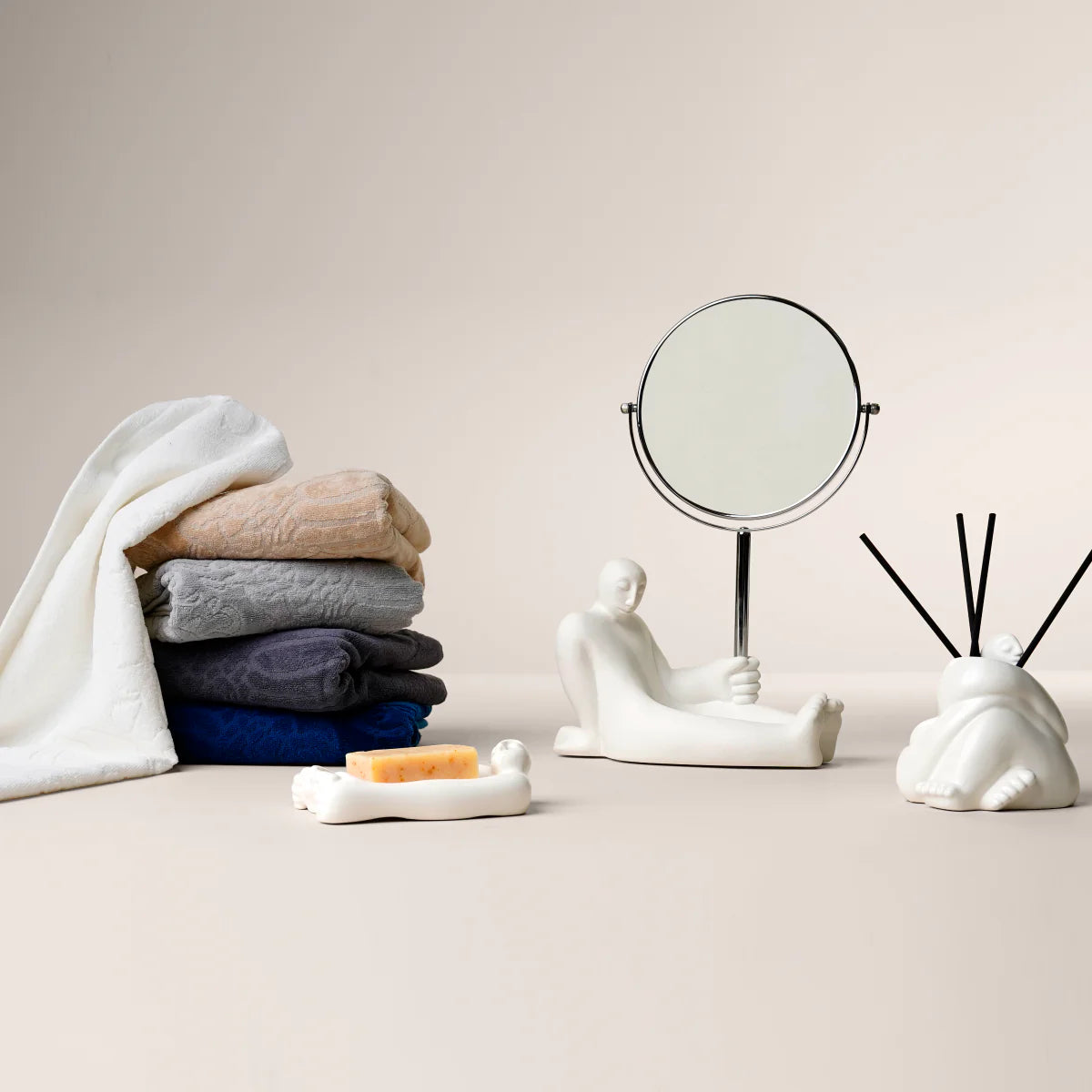 Hand Towel - Serene - White