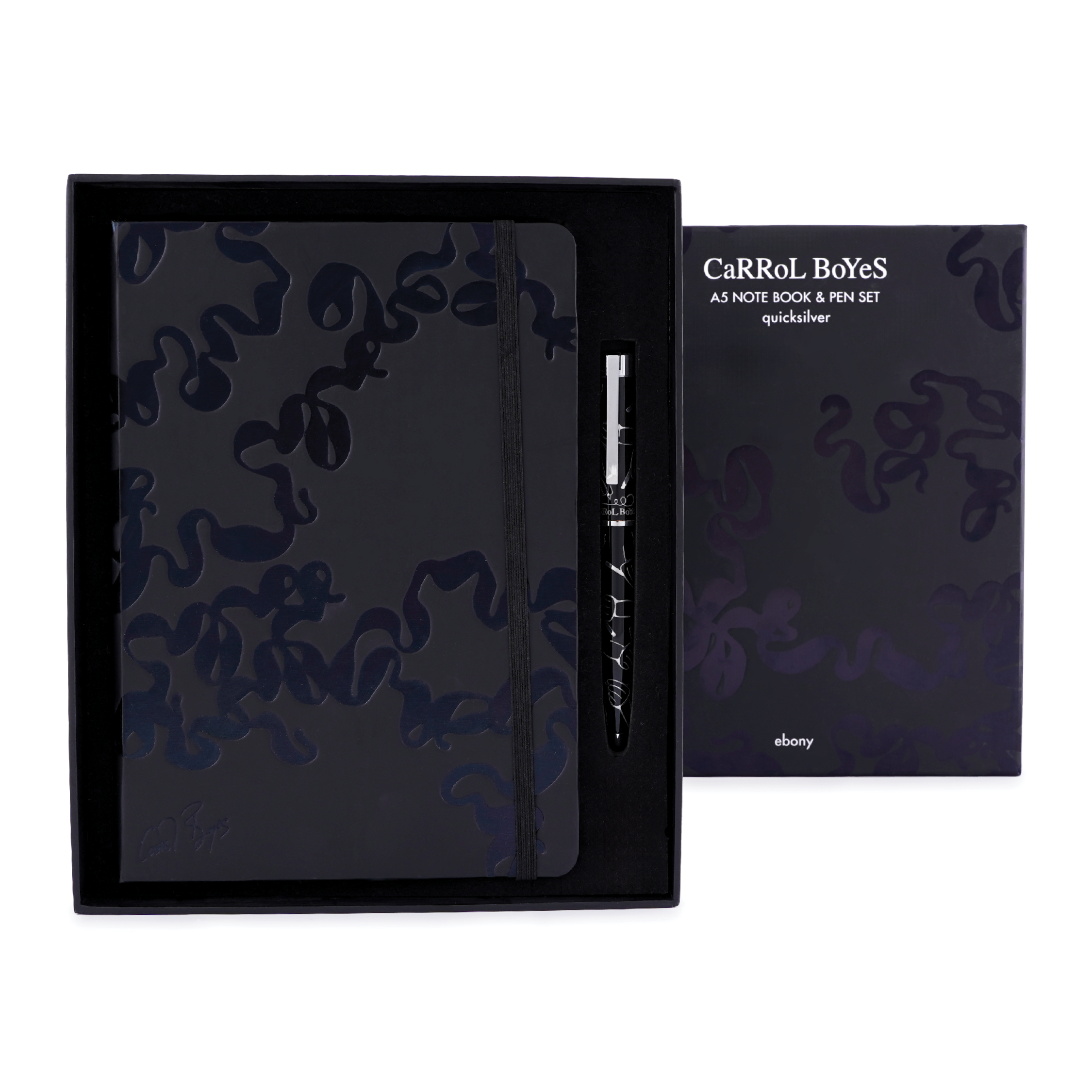 Notebook Set - Quicksilver Ebony