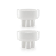 Small Footed Bowl Set Of 2 - Wavy