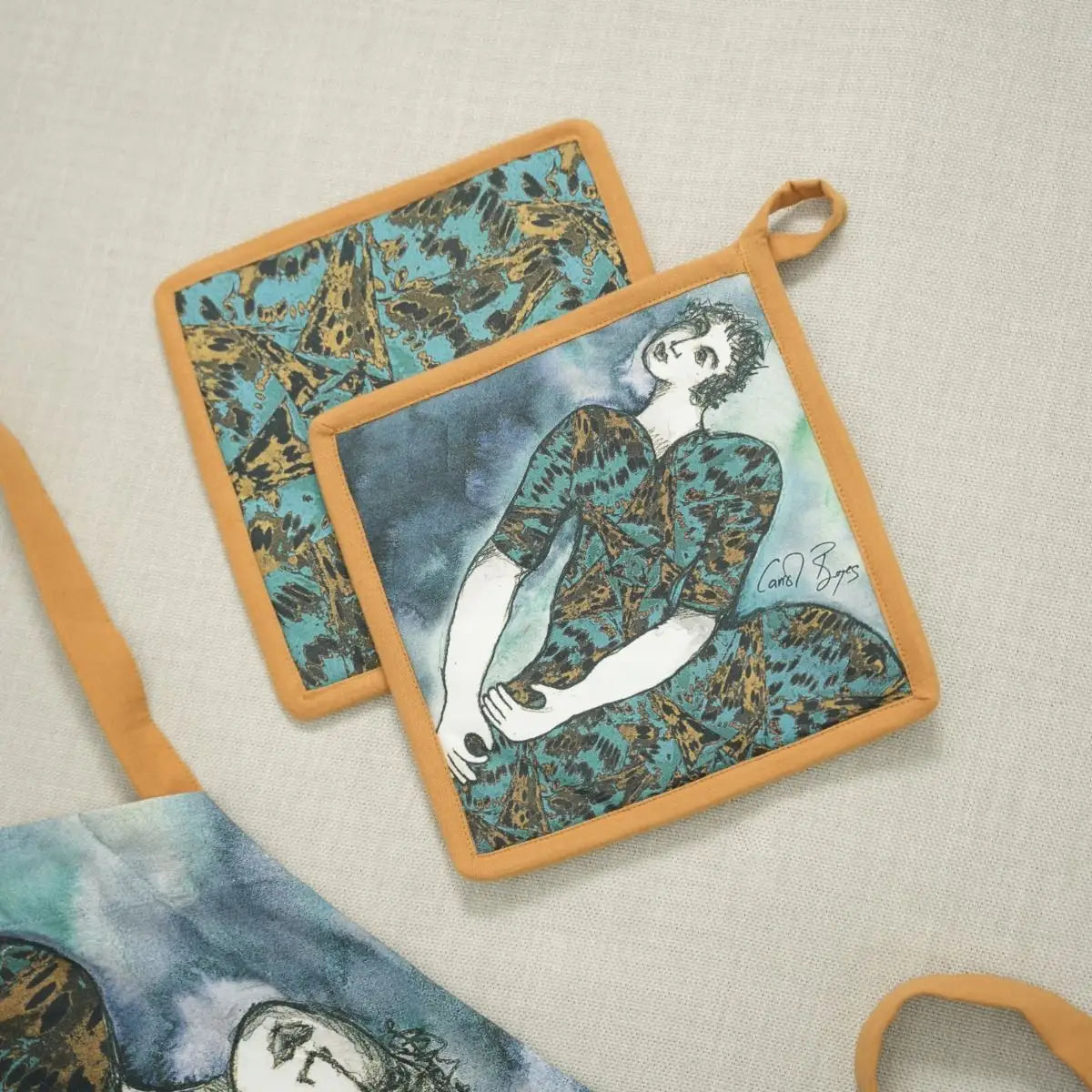 POT HOLDER SET OF 2 - flying high