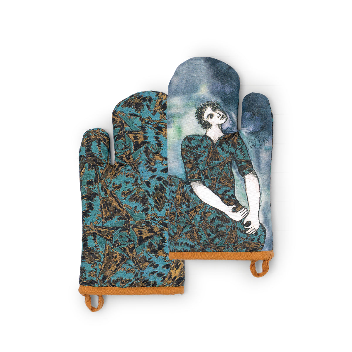 OVEN GLOVE SET OF 2 - flying high