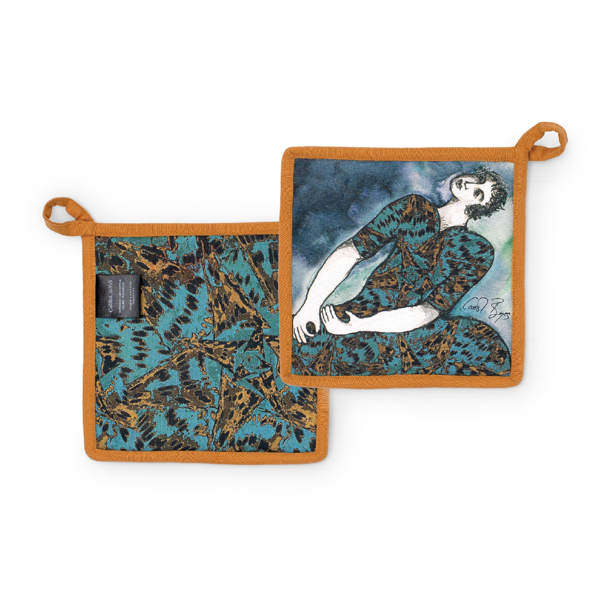 POT HOLDER SET OF 2 - flying high