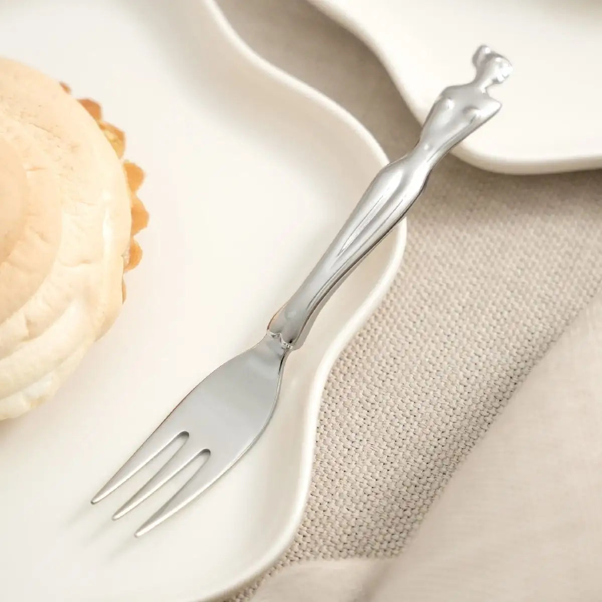 Cake Fork Set Of 4 - Woman