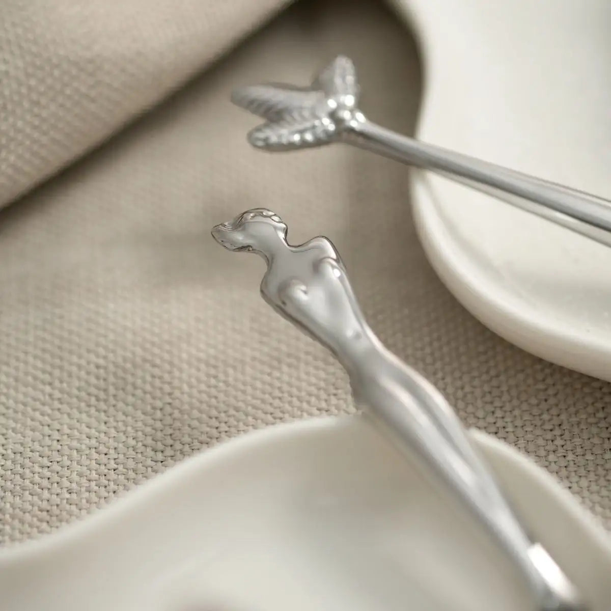 Cake Fork Set Of 4 - Woman