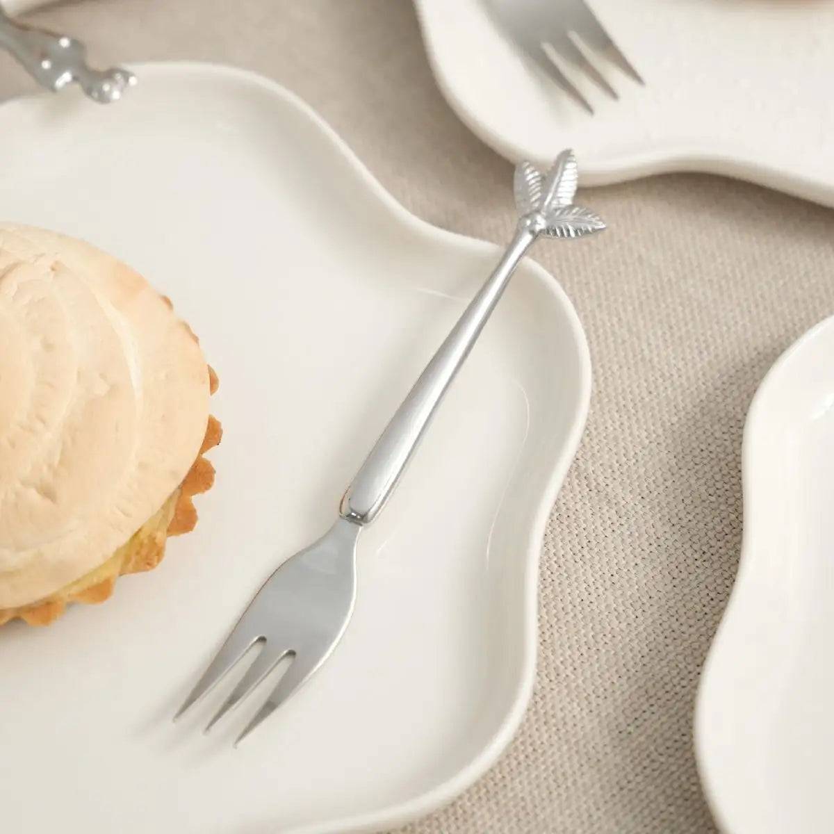 CAKE FORK SET OF 4 - palm