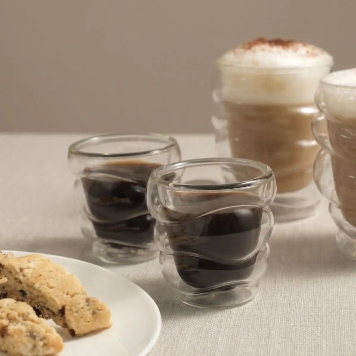 DOUBLE WALL ESPRESSO CUP SET - wound up