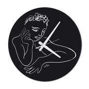 Wall Clock Large - Ahead Of Time - Black