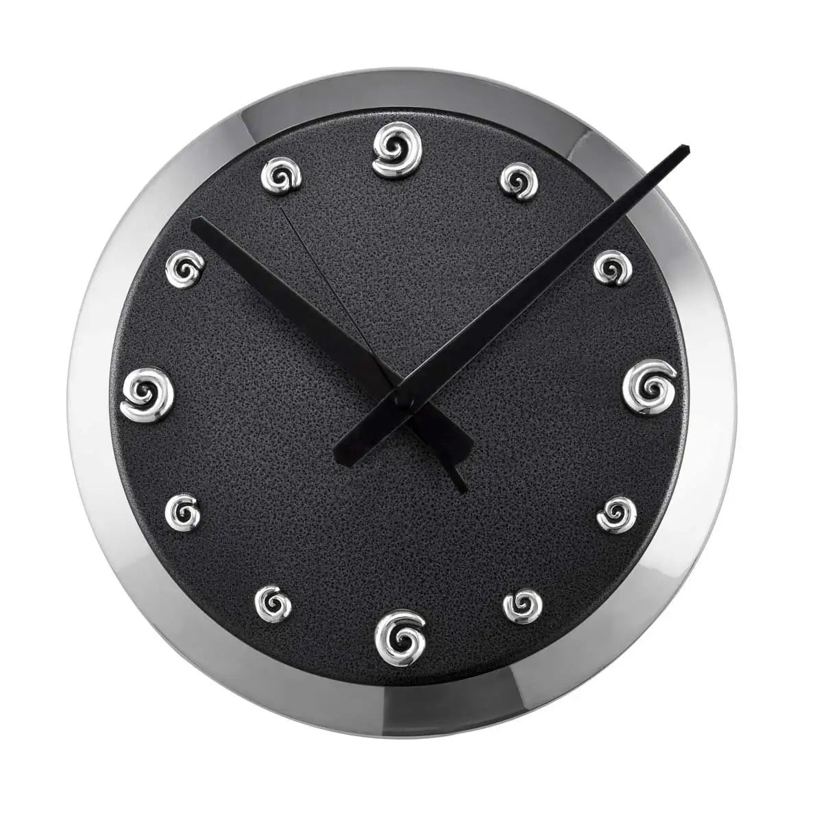 Wall Clock Large - Coil - Black