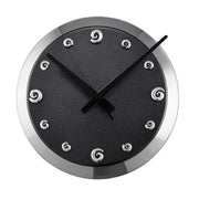 Wall Clock Large - Coil - Black