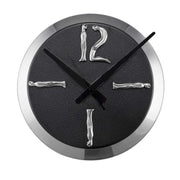 Wall Clock Large - Woman Man - Black