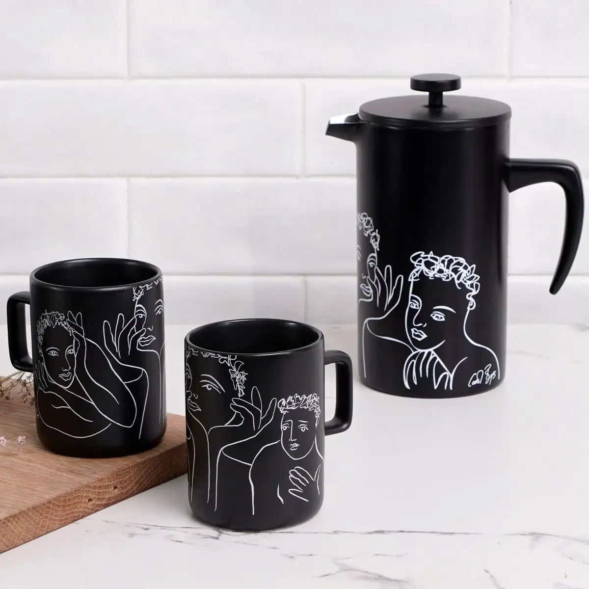 Mug Set Of 4 - Conversation