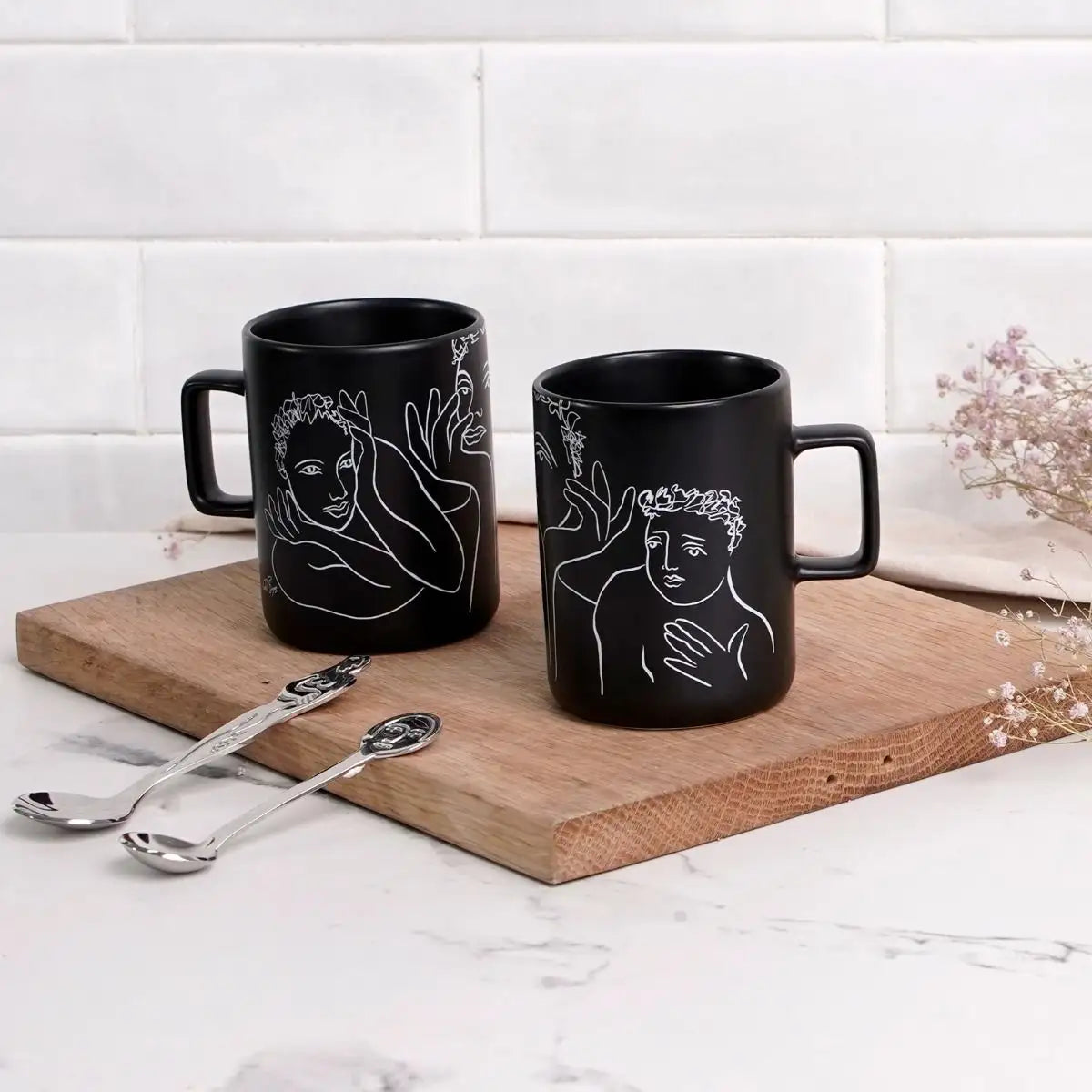 Mug Set Of 4 - Conversation