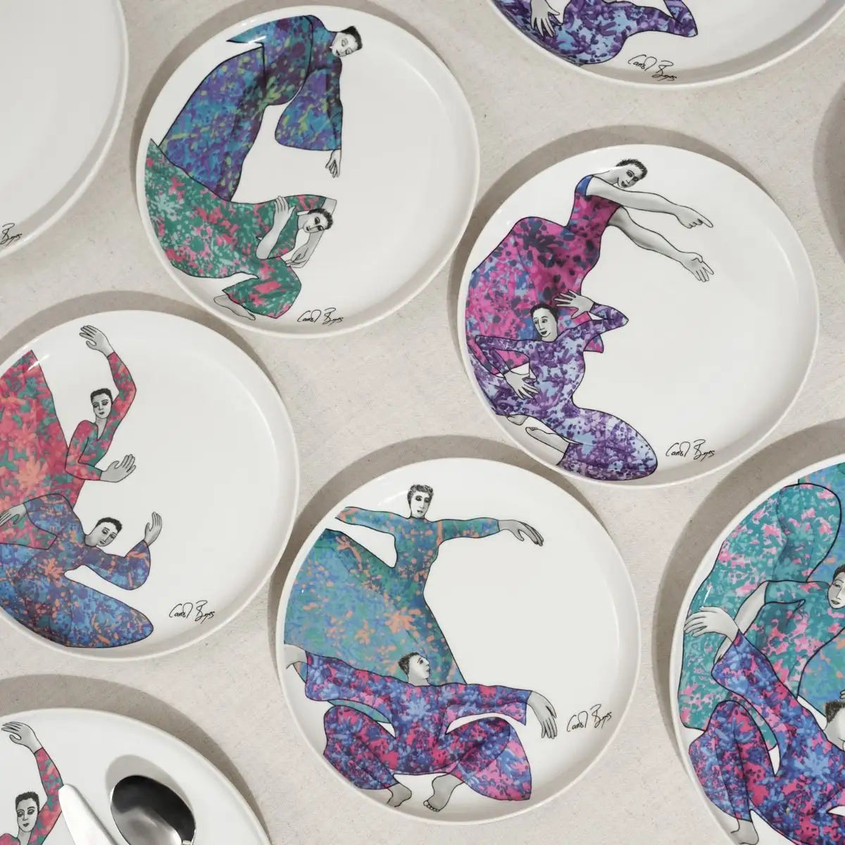 Dinnerware 12Pc Set - Dancing Girls