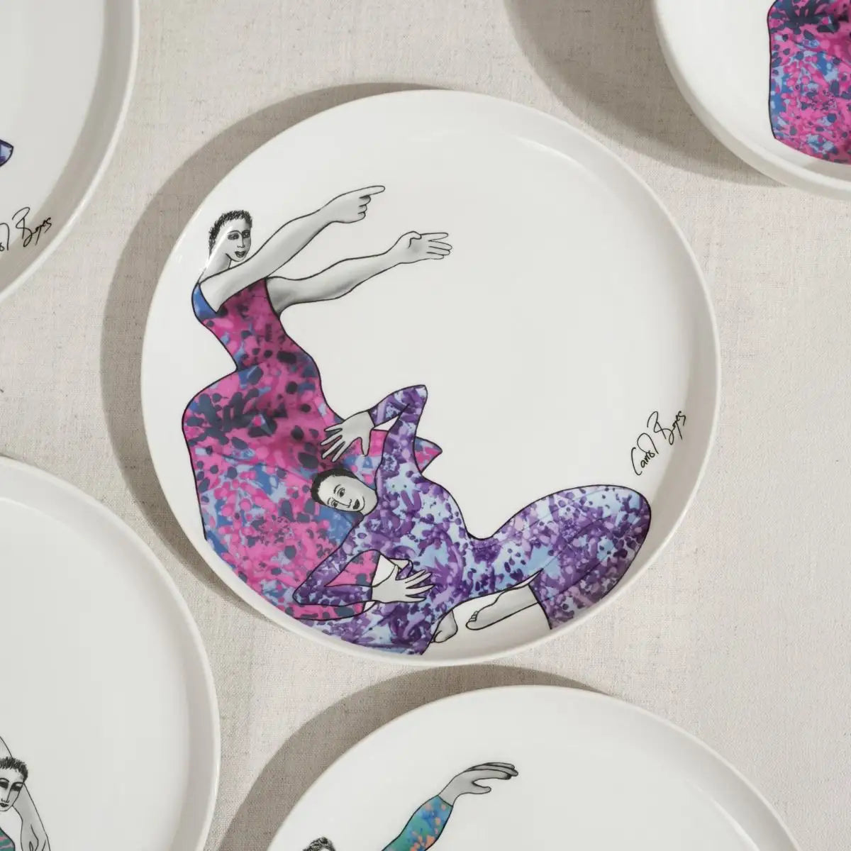 Dinnerware 12Pc Set - Dancing Girls