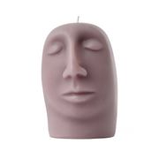 SCULPTURAL CANDLE - gleam - mauve