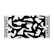 Beach Towel - Lacuna - Black White