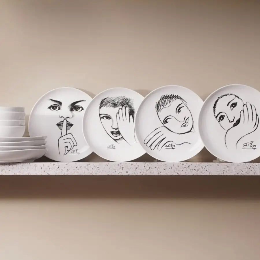 Dinnerware 12Pc Set - Heritage Sketchbook Mix