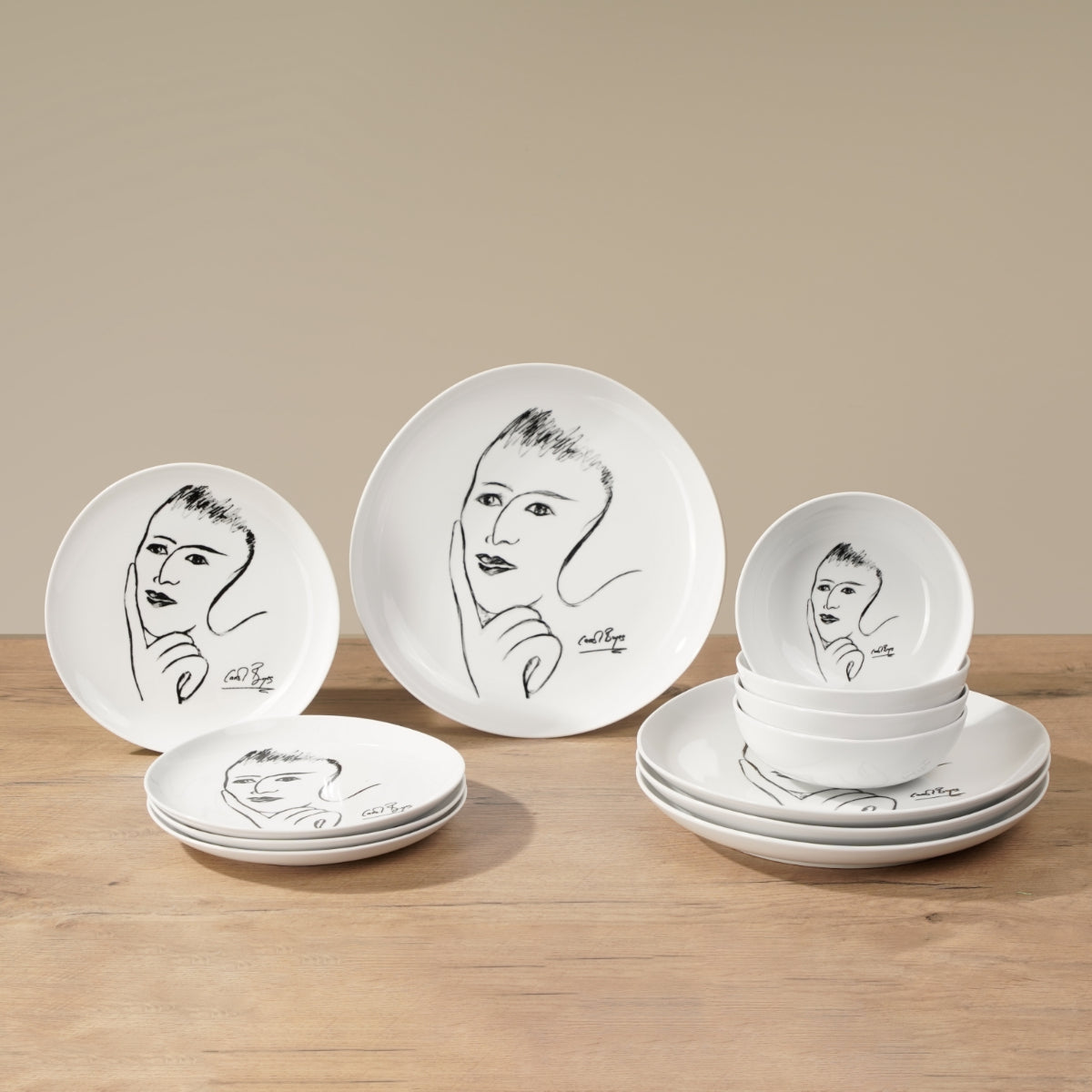 Dinnerware 12Pc Set - Distant Memory