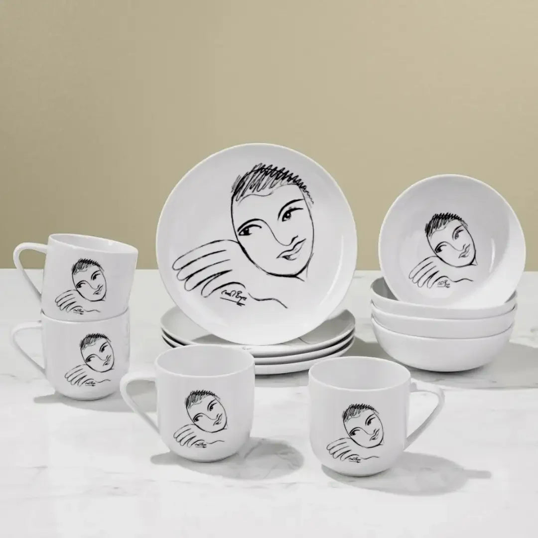 Side Plate Set Of 4 - Let'S Face It!