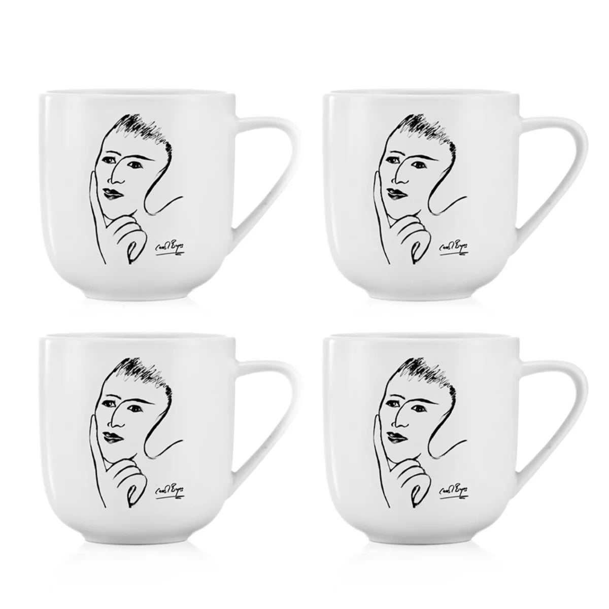 Mug Set Of 4 - Distant Memory