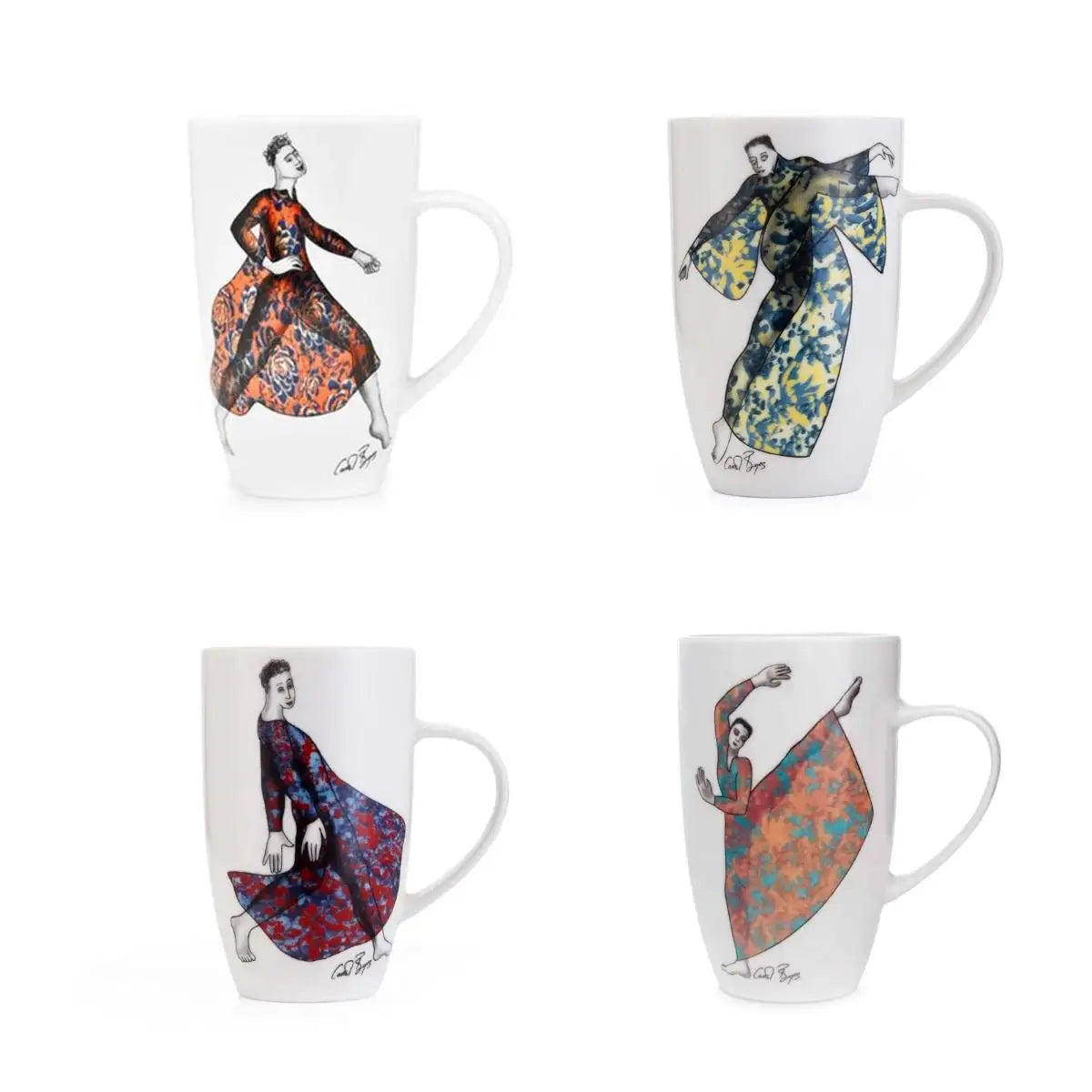 Mug Set Of 4 - Girls Mix