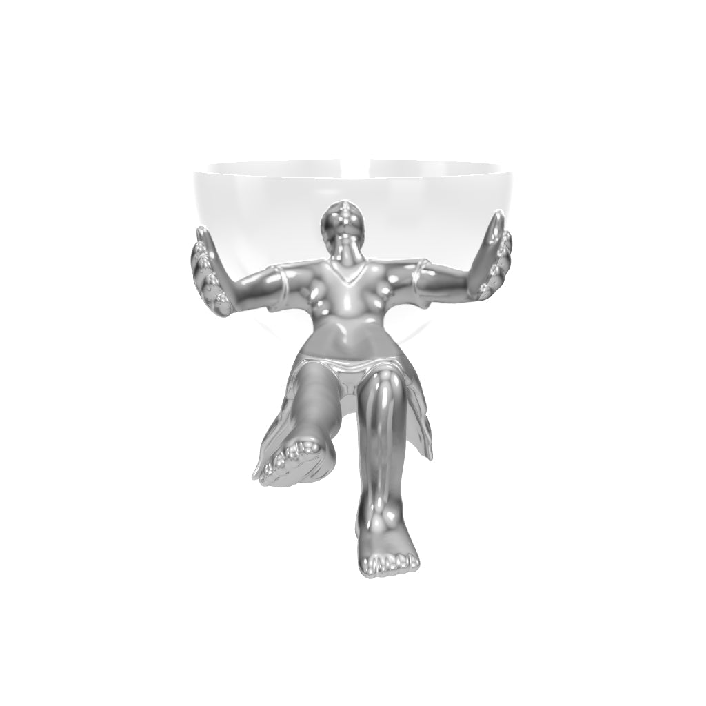 Glass Bowl And Stand - All Dressed Up
